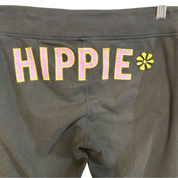 Lucky brand S-L sweatpants “hippie” butt embroidery side trim wide leg Y2K boho - Picture 14 of 16